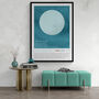 Uranus Solar System Space Art Print, thumbnail 1 of 4