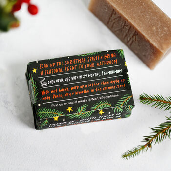 100% Natural Cinnamon Christmas Soap Bar, 3 of 7
