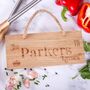 Personalised Family Kitchen Wooden Sign, thumbnail 1 of 6