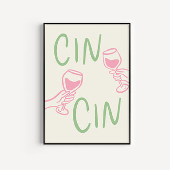 Cin Cin Illustrated Art Prints, 2 of 6