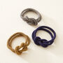 Fair Trade Handmade Glass Bead Knot Tube Bracelet, thumbnail 1 of 7
