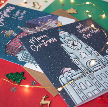 Liverpool Christmas Card Pack, 3 of 6