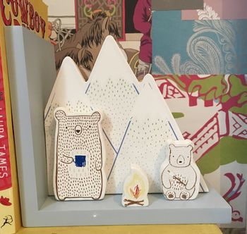 Bear Picnic Children's Bookends, 5 of 6