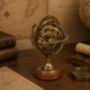 Personalised Bronze Armillary Sphere With Wooden Base, thumbnail 5 of 11