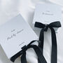 Personalised Black And White Bridesmaids Jewellery Boxes Maid Of Honour, thumbnail 1 of 3