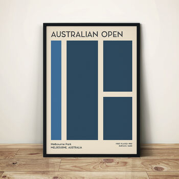 Australian Open Grand Slam Tennis Print, 3 of 4