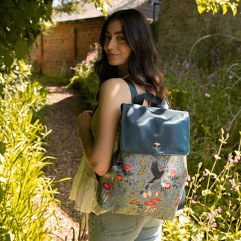 Into The Woods Teal Backpack, 2 of 5