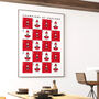 Manchester United 20 Times Champions Of England Poster, thumbnail 4 of 8