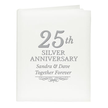 Personalised 25th Silver Anniversary Album, 7 of 7