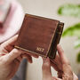 Personalised Leather Wallet With Contrast Stitch, thumbnail 10 of 12