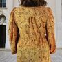 'Goldie' Black And Mustard Maxi Dress, thumbnail 3 of 5