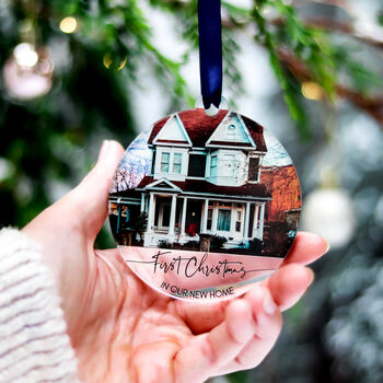 Our First Christmas In New Home Personalised Ornament, 10 of 10