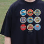 Man City Beer Mats Oversized T Shirt, thumbnail 10 of 10