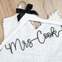 Personalised Wedding Dress Hanger, thumbnail 1 of 5