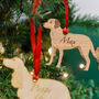 Traditional Wooden Dog Christmas Decoration, thumbnail 12 of 12