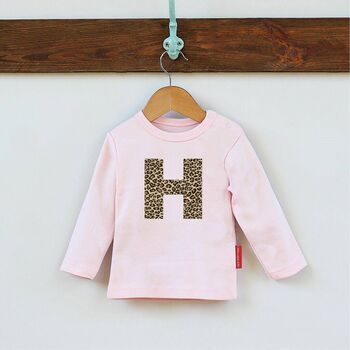 Animal Print Alphabet Kids T Shirt, 3 of 7