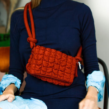 Cosy Puffy Quilted Crossbody Shoulder Bag, 10 of 11