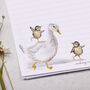 A4 Letter Writing Paper With Duck And Chicks, thumbnail 2 of 4