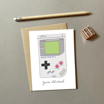 Game Boy Birthday Card, 2 of 2
