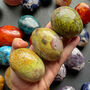 Rainbow Chakra Crystal Palm Stone Gift Set, thumbnail 6 of 8