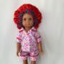 Pink Pyjamas And Bonnet Fits 15' 38cm Mélange Doll, thumbnail 2 of 3