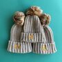 Personalised Embroidered Bobble Hat, thumbnail 4 of 6