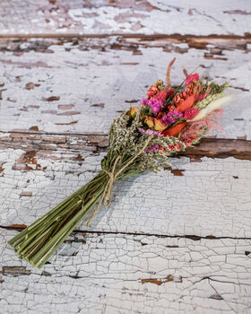 Bouquet Of Dried Pink Flowers, 2 of 2