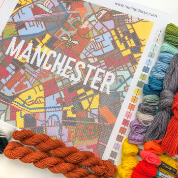 Manchester City Map Tapestry Kit, 8 of 8