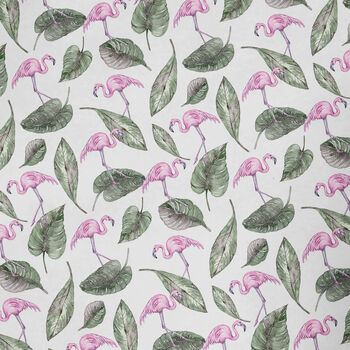 Flamingo Wrapping Paper, Tropical Jungle Gift Wrap, 2 of 2