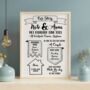 Our Story Personalised Print Valentine's Gift, thumbnail 6 of 8