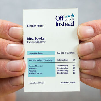 Custom Fridge Magnet For Teacher, 3 of 3