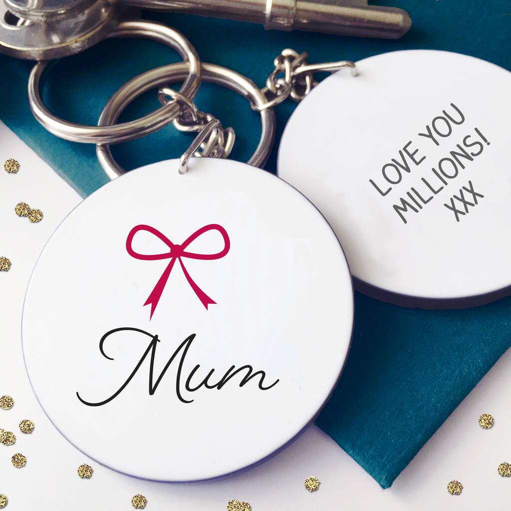 Image of Design Your Own Mother's Day Keyring For Mum / Mummy