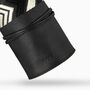 Leather Tech Roll Organiser With Optnl Access., Black, thumbnail 5 of 6