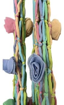 Playful Silk Summer Scarf, 2 of 2