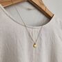 Mini Sunburst Coin Necklace, thumbnail 7 of 9
