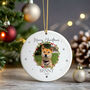 Personalised Christmas Pet Bauble With Photo, thumbnail 1 of 5