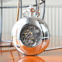 Fathers Day Personalised Pocket Watch Mechanical, thumbnail 3 of 5