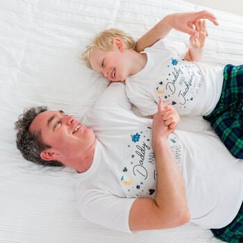 Personalised Daddy, Mummy, Child Bedtime Story Pyjamas, 5 of 8