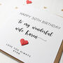 Personalised Birthday Card For Wife, thumbnail 5 of 7