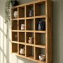 Handcrafted Solid Wooden Cup And Mug Display Shelf, thumbnail 2 of 7