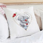 Personalised Me To You Valentine Cushion, thumbnail 2 of 3