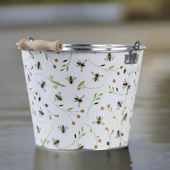 Bee Design Bucket With Handle, 6 of 6