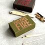 Refillable Matches Box Magnetic Close Father's Day Gift, thumbnail 3 of 5
