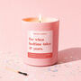 Funny Parenting Gift When Bedtime Takes 47 Years Gift For Mum Scented Candle, thumbnail 1 of 4