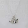 Personalised Miniature Silver Bee Necklace, thumbnail 1 of 5