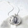 Silver Butterfly Fingerprint Locket, thumbnail 1 of 6
