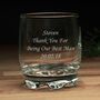Any Message Engraved Whisky Glass, thumbnail 3 of 6