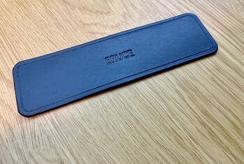 Personalised Dark Blue Premium Leather Bookmark, 6 of 8