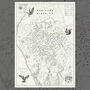 Personalised Lake District Illustrated Map, thumbnail 5 of 11