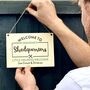 Personalised Shedquarters Sign, thumbnail 1 of 2